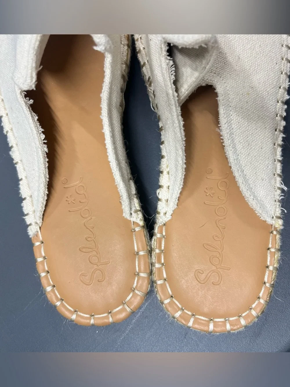 Splendid NEW Julia slip on espadrille size 7.5 women’s shoes neutral comfort